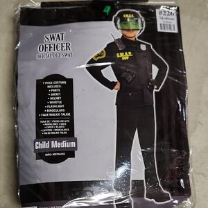 SWAT Officer Kids Costume - Black